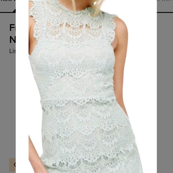 Free People Seafoam Lace Eyelash Dress - Picture 5 of 8
